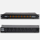 Electric Rack Mount Pdu Unit - 8 Outlets W  Digital Display And Surge Protection