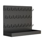 Wall-mounted Key Holder Rack With 26 Hooks - Metal Key Hanger For Home  Office 