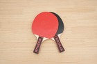 Rynzor Table Tennis Paddle Set 2 Rackets 3 Balls Carry Bag Ping Pong