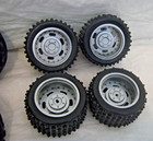 Monster Truck Rc Car Junkyard Diy Toy Parts Rubber Super Swamp Tires   Rims  3