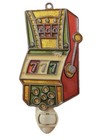 Vtg 777 Slot Machine Night Light Glittery Gamble Tested Works Bulb Included Rare
