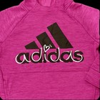Adidas Girls Pink Hoodie Hooded Sweatshirt With Logo Size Medium 10 12 Euc  08