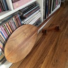 59    Authentic Vintage Koa Wood Paddle Oar Hoe - Made In Hawai i With Wall Mount