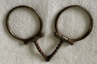 Quality Handmade Blued Steel 5  Twisted Sweet Iron Mouth Dee D-ring Snaffle Bit