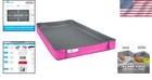 Reversible Fleece Cage Liner With Raised Sides For Small Pets - Gray pink