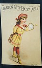Lot Of 3 Antique Victorian Trade Cards Garden City Daisy Tablet Advertising