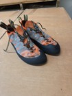 La Sportiva Tarantulace Rock Climbing Shoes Men   s 10 5 Orange Grey Frixion 
