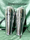 Medieval Knight Leg Greaves Steel Armor Pair Gothic Warrior Cosplay Gear