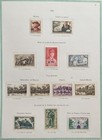 France Mint Stamp Collection Scott Album 1930s   50s   Keys Pexip Souvenir 