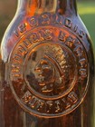 Vintage Iroquois Brewing Co  Indian Beer Bottle  Buffalo  Ny