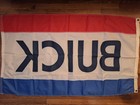 Vintage Buick Dealership Flag - Red White   Blue - 60  X 35 