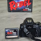 Canon Eos Rebel T5i 700d Digital Camera Slr W  2 Lens Kit 60mm 55-200mm Bundle