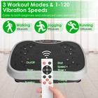 Vibration Exercise Machine With Resistant Bands Remote Control Whole