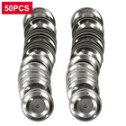 50pcs Tambourine Bell Ring Jingle Bell Stainless Steel For Hand Tambourine I9p7