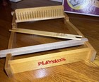 Vintage Milton Bradley Playskool Craft Weaving Loom Model 9384 Original Box 1973