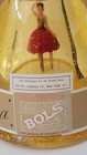 Vintage  50s Bols Ballerina Gold Liquor Bottle Red Dress Le Blu Danube Music Box