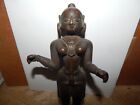 Antique 18th C India Hindu  jain Bronze Female Statue