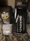 Brand New Never Used 16 Oz Black And Silver Boxelite Boxing Gloves