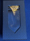 Men s Blue Tie  Pocket Square   Cufflinks 3-piece Accessory Set