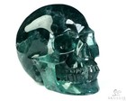 4 9  Fluorite Hand Carved Crystal Skull  Realistic  Crystal Healing