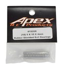 Apex Rc Products  10  5 X 10 X 4mm Mr105-2r Rubber Shielded Ball Bearings  1920r