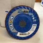 Norton 66623399142 4-1 2x7 8    Bluefire Za Type 27 Flap Discs 60 Grit 10 Pk R860