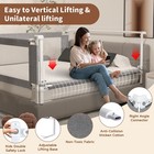 3-pack King Size Bed Rail For Toddlers - Height Adjustable Baby Bed Rail Guar   