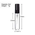 Empty Travel Sprays   5ml Glass Atomizer   Refillable Perfume Bottle   set Of 5 