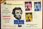Ghana Stamp Covers 1958-60 Selection Rare Lincoln 150th Birthday