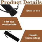 Velvet Pen Pouch Sleeve Holder Single Pens Bag Pencil Case Black Accessories