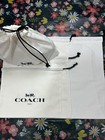 Coach Cotton Dust Bag Storage Cover Bag White xl l m s Choose Sizes-xl 19 15in