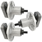 3 Pack Spindle Assembly W pulley Nut Fits John Deere L111 L118 L120 L130