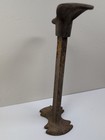 005 Vintage Cast Iron Metal Cobbler Shoe Stand Form 12  Tall Antique
