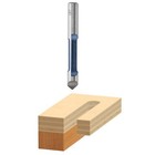 2 Pack  Bosch 1 4  X 3 4  Carbide Tipped 1-flute Pilot Panel Straight Router Bit