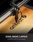 Omtech 28x20 In  60w Co2 Laser Engraver Cutter Marker With Cw-3000 Water Chiller