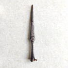 18c Antique Indo Persian Unique Shape Iron Spear Head Old Rare Collectible Sp28