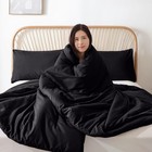 Luxury Duvet Cover Bedding Set Soft Quilt Comforter Cover With Shams Queen King