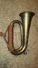 Military Bugle Brass With Braided Cords And Tassles Plays