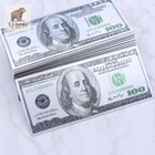 Wholesale Lot 100 Pcs Silver   100 Dollar Money Banknotes Crafts Gift Prop Game