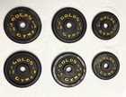 Vintage 5 Lb   3 Lb Golds Gym Cast Iron Weight Plates 26 Lbs Total 4-5lb 2-3lb