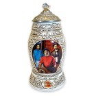 Anheuser Busch 1998 Membership Stein Cb7  old World Heritage  With Coa   Box