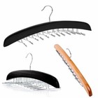 Multi-function Tie Hanger Rack Organizer Belt Holder Necktie Storage Rack Black