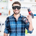  2 Count Dust-proof Welding Glasses Safety Work Protective Eyeglasses