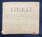 1830 Derry Township Dauphin County  Pa Pennsylvania Indenture W  Ornate Seal