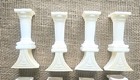 8 Vintage 1970s Wilton Rare Roman Arched Pillars Wedding Cake Columns 4 5 