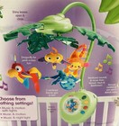 Fisher Price Rainforest Peek-a-boo Leaves Classical Musical Mobile Sound Remote