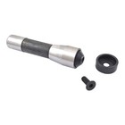Hhip 3900-0144 Spring-loaded Steel Slotting Saw Arbor  R8 Shank  Silver