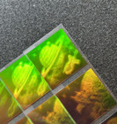 Carlton 3-d Holograms Space Planets Starships Stickers 3 Sticker 1 Sheet Vintage