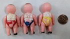 Vintage Renwal No 8 Jointed Plastic Dollhouse Baby Doll Lot