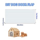 Plastic Vinyl Strip For Dog Door Replacement Flaps - Diy Diy Doghouse Or Cat
